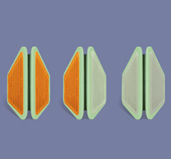 蓄能自发光附着式梯形轮廓标（铁支架）