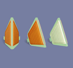 蓄能自发光附着式梯形轮廓标（塑料支架）